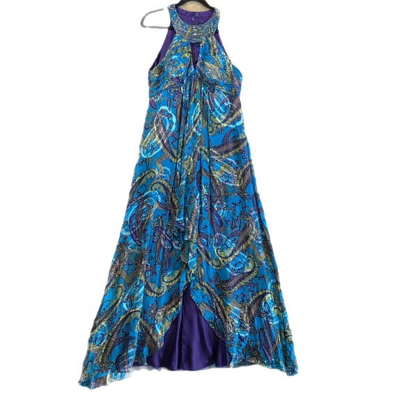 Cache Dresses & Skirts - VTG Cache Sz Dress 14 90s Y2k Babydoll Fairy Wedding Formal Prom Gown Beaded